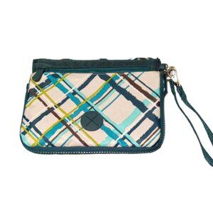 Thirty One Perfect Pet Wristlet RETIRED Sea Plaid Portable Pet Bowl NWOT